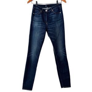 3x1 NYC Dark Wash Skinny Jeans Size 25 Mid Rise Slim